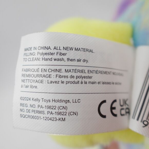 NWOT Squishmallows Pedi The Octopus 8" Plush Rainbow Tie-Dye Stuffed Animal Soft - Picture 9 of 12